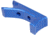 Guntec USA AR-15 Aluminum Angled Grip for M-LOK System, Gen 2, Anodized Blue, ANGLEGRIP-MLK-G2-BLUE