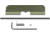 Guntec USA AR-15 Ejection Port Dust Cover Assembly, Gen 3, Anodized Green, 223GATE-G3-GREEN