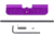 Guntec USA AR-15 Ejection Port Dust Cover Assembly, Gen 3, Anodized Purple, 223GATE-G3-PURPLE