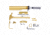 Guntec USA AR-15 Essentials Kit, Anodized Gold, EKIT-GOLD