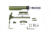 Guntec USA AR-15 Essentials Kit, Anodized Green, EKIT-GREEN