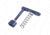 Guntec USA AR-15 Mag Catch Assembly w/Extended Mag Button, Anodized Grey, GT-MC-ASSEMBLY-GREY