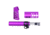 Guntec USA AR-15 Micro Honeycomb Pistol Furniture Set, Anodized Purple, MICRO-HCP-SET-PURPLE