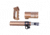 Guntec USA AR-15 Micro Pistol Furniture Set, Anodized Bronze, MICRO-P-SET-BRZ