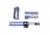 Guntec USA AR-15 Micro Pistol Furniture Set, Anodized Grey, MICRO-P-SET-GREY