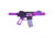 Guntec USA AR-15 Micro Pistol Furniture Set, Anodized Purple, MICRO-P-SET-PURPLE