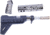 Guntec USA AR-15 Pistol Furniture Set W/Micro Breach Pistol Brace Black Chrome, Black Chrome, AR-PISTOL-SET-MLK-PB-BC