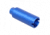Guntec USA AR-15 Slim Line Cone Flash Can, 5.56mm, 1/2x28, Anodized Blue, CONE-FH-S-BLUE