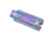 Guntec USA AR-15 Slim Line Cone Flash Can Gen 2, 5.56mm, 1/2x28, Matte Rainbow Pvd Coated, CONE-FH-S-GEN2-RPVD