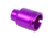 Guntec USA AR-15 Stubby Slim Compact Flash Can, 5.56mm, 1/2x28, Anodized Purple, SCONE-FH-223-PURPLE