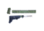 Guntec USA AR-15 Trump Series Limited Edition Furniture Set, Anodized Green, TRUMP-SET-MIL-GREEN
