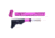 Guntec USA AR-15 Trump Series Limited Edition Furniture Set, Anodized Pink, TRUMP-SET-MIL-PINK