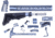 Guntec USA AR-15 Ultimate Rifle Kit, Anodized Grey, ULT-RK-GREY