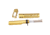 Guntec USA AR-15 Ultra Pistol Furniture Set w/ Milspec Buffer Tube, Anodized Gold, UPS-MILTUBE-GOLD