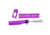 Guntec USA AR-15 Ultra Pistol Furniture Set w/ Milspec Buffer Tube, Anodized Purple, UPS-MILTUBE-PURPLE