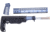 Guntec USA AR-15 Ultralight Series Complete Furniture Set 12in, Anodized Grey, ULTRA-SET-12-GREY