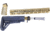 Guntec USA AR-15 Ultralight Series Complete Furniture Set, Gold Plated, ULTRA-SET-GP
