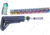 Guntec USA AR-15 Ultralight Series Complete Furniture Set, Rainbow PVD, ULTRA-SET-RPVD