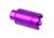 Guntec USA AR .308 Cal Micro Trident Flash Can With Glass Breaker, Anodized Purple, MCONE-FH-S-C-308-PURPLE