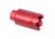 Guntec USA AR .308 Cal Micro Trident Flash Can With Glass Breaker, Anodized Red, MCONE-FH-S-C-308-RED