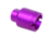 Guntec USA AR .308 Cal Stubby Slim Compact Flash Can, Anodized Purple, SCONE-FH-308-PURPLE