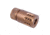 Guntec USA AR 9mm Mini Slip Over Barrel Shroud w/Multi Port Muzzle Brake, Bronze, 1326-MB-P-MINI-9-BRZ