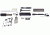 GUNTEC USA AR15 5.56 Cal Complete Ultralight Series Pistol Kit, No Lower, Flat Dark Earth GT-AR-P-KIT-FDE