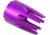 Guntec USA AR15 CLAW MULTI-PRONG FLASH HIDER ANODIZED PURPLE, ANODIZED PURPLE, AR-CLAW-PURPLE