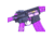 Guntec USA AR15 Complete Anti-Rotation Trigger/Hammer Pin Set, Anodized Purple, GT-ARP-PURPLE