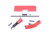 Guntec USA AR15 Receiver Build Kit, Anodized Red, ARC-KIT-RED