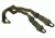 GUNTEC USA Gen3 Two Point/One Point Conversion Sling,OD Green 2POINT-G