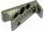 Guntec USA M-LOK Micro Angle Grip, Anodized Green, ANGLE-MICRO-GREEN