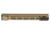 GUNTEC USA Thin Profile Free Floating Handguard w/Removable Rails Monolithic Top Rail,15in,Steel Barrel Nut,Cerakote Flat Dark Earth BA78-15-E