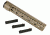 GUNTEC USA Thin Profile Free Floating Keymod Handguard w/Removable Rails Monolithic Top Rail,12in,Cerakote Flat Dark Earth BA79-K-12-FDE