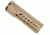 GUNTEC USA Thin Profile Free Floating Keymod Handguard w/Removable Rails Monolithic Top Rail,7in,Cerakote Flat Dark Earth BA79-K-7-FDE