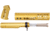 Guntec USA Trump Series Limited Edition AR-15 Pistol Furniture Set w/Miltube, Anodized Gold, TRUMP-PIS-SET-MIL-GOLD