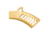 Guntec USA Ultralight Series Skeletonized Aluminum Featureless Grip, Anodized Gold, ULS-FG-GOLD