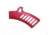 Guntec USA Ultralight Series Skeletonized Aluminum Featureless Grip, Anodized Red, ULS-FG-RED