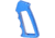 Guntec USA Ultralight Series Skeletonized Aluminum Pistol Grip, Gen 2, Anodized Blue, ULS-PG-G2-BLUE