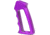 Guntec USA Ultralight Series Skeletonized Aluminum Pistol Grip, Gen 2, Anodized Purple, ULS-PG-G2-PURPLE