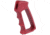 Guntec USA Ultralight Series Skeletonized Aluminum Pistol Grip, Gen 2, Anodized Red, ULS-PG-G2-RED