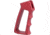 Guntec USA Ultralight Series Skeletonized Aluminum Pistol Grip, Gen 2, Anodized Red, ULS-PG-G2-RED