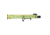 Guntec USA Ultralight Skeletonized Angled Grip For M-LOK, Anodized Clear, MLK-AG-CLEAR