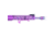 Guntec USA Ultralight Skeletonized Angled Grip For M-LOK, Anodized Clear, MLK-AG-CLEAR