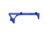 Guntec USA Ultralight Skeletonized Angled Grip For M-LOK, Anodized Blue, MLK-AG-BLUE