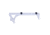Guntec USA Ultralight Skeletonized Angled Grip For M-LOK, Anodized Clear, MLK-AG-CLEAR