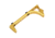 Guntec USA Ultralight Skeletonized Angled Grip For M-LOK, Anodized Gold, MLK-AG-GOLD