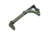 Guntec USA Ultralight Skeletonized Angled Grip For M-LOK, Anodized Green, MLK-AG-GREEN