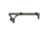 Guntec USA Ultralight Skeletonized Angled Grip For M-LOK, Anodized Green, MLK-AG-GREEN