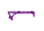 Guntec USA Ultralight Skeletonized Angled Grip For M-LOK, Anodized Purple, MLK-AG-PURPLE